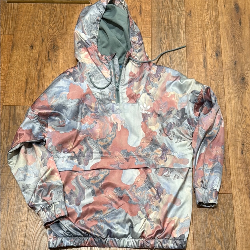 Adidas half zip jacket